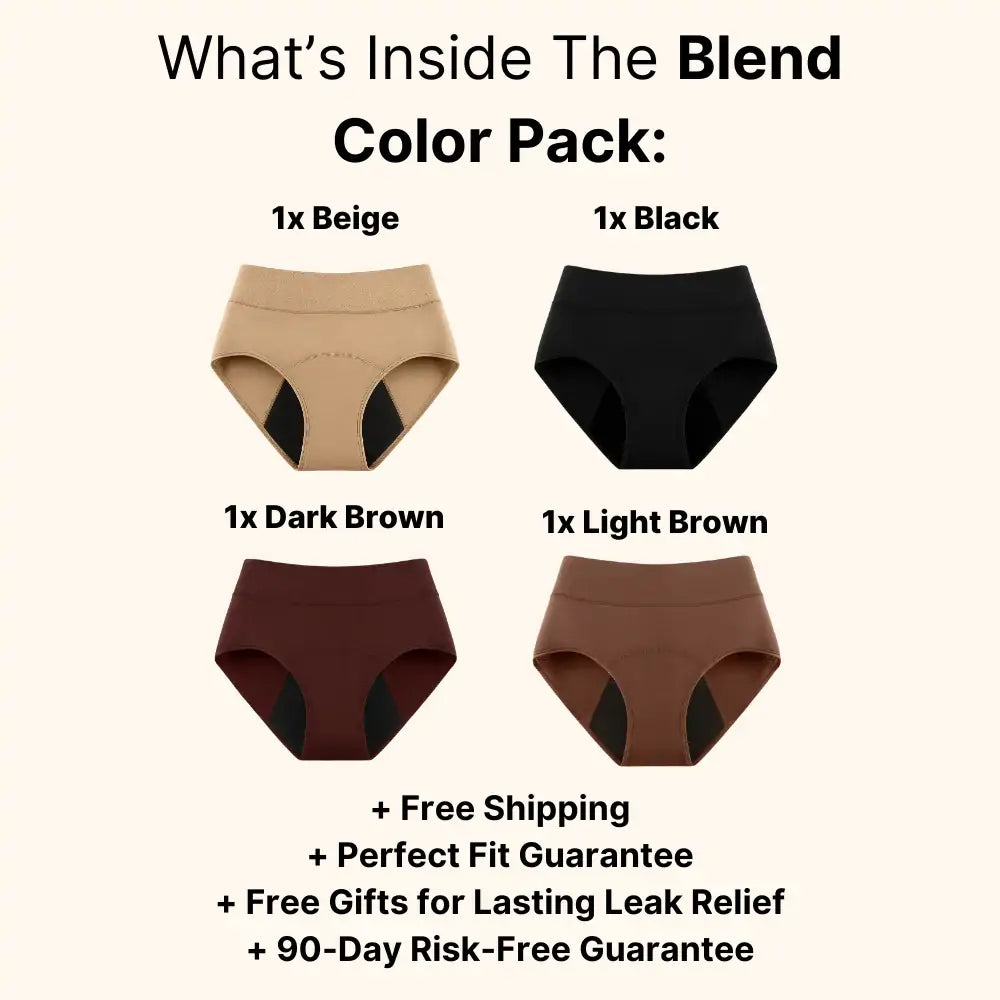 💖Last Day 50% OFF | Playribo®  100% Leak-Proof Underwear 4-pack🌸
