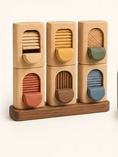 Brenizio Timber Tone Sliding Sound Blocks