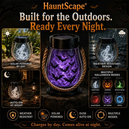 | 🔥Halloween Special Sale! 🎃| 💡👻HauntScape® 10-in-1 Immersive Halloween Lantern, Auto-On at Dusk🔥